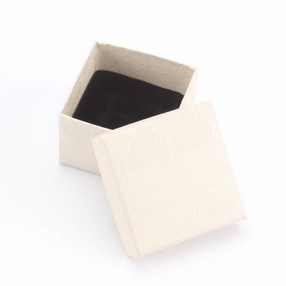 Simple Style Classic Style Solid Color Jewelry Boxes