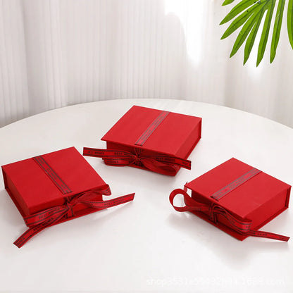 Simple Style Classic Style Solid Color Paper Jewelry Boxes