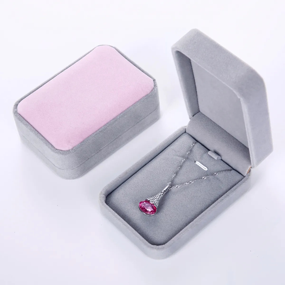 Simple Style Classic Style Solid Color Plastic Jewelry Boxes