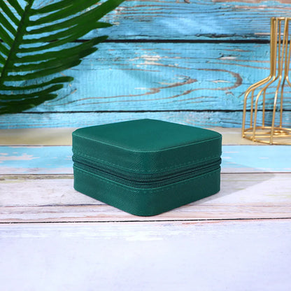 Simple Style Classic Style Solid Color Pu Leather Jewelry Boxes