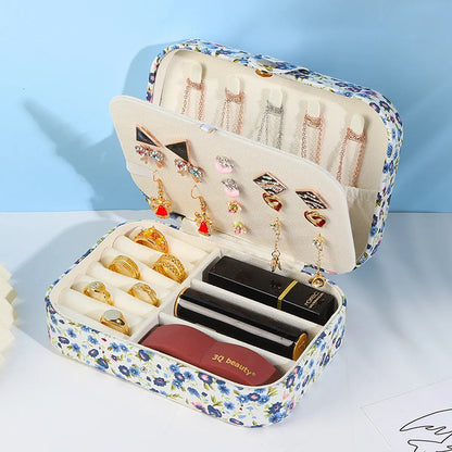 Simple Style Classic Style Solid Color Pvc Jewelry Boxes