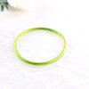 Simple Style Classic Style Solid Color Silica Gel Wholesale Bangle