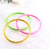 Simple Style Classic Style Solid Color Silica Gel Wholesale Bangle