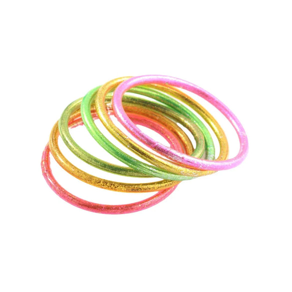 Simple Style Classic Style Solid Color Silica Gel Wholesale Bangle