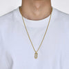 304 Stainless Steel Simple Style Classic Style Three-Dimensional Solid Color Pendant Necklace
