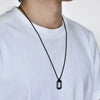 304 Stainless Steel Simple Style Classic Style Three-Dimensional Solid Color Pendant Necklace