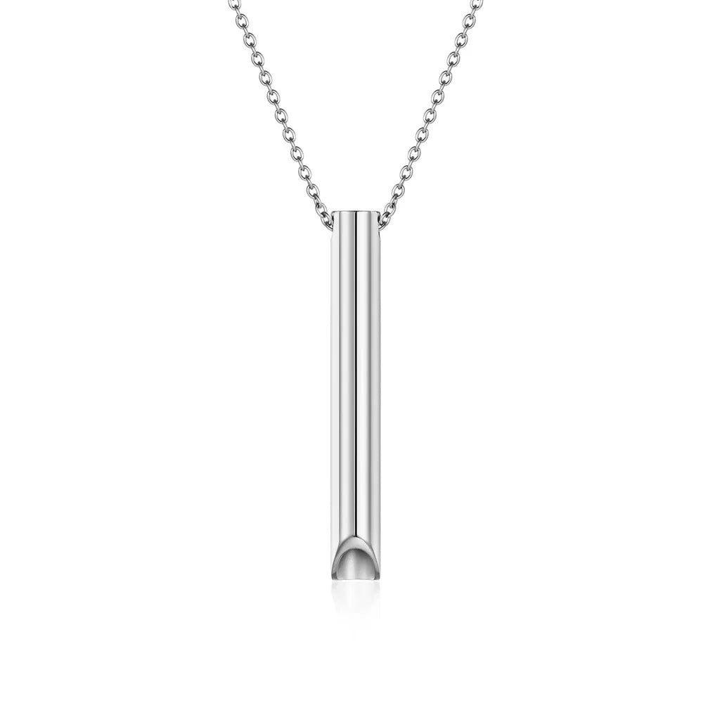 Simple Style Classic Style Solid Color 304 Stainless Steel Plating 18K Gold Plated Unisex Pendant Necklace