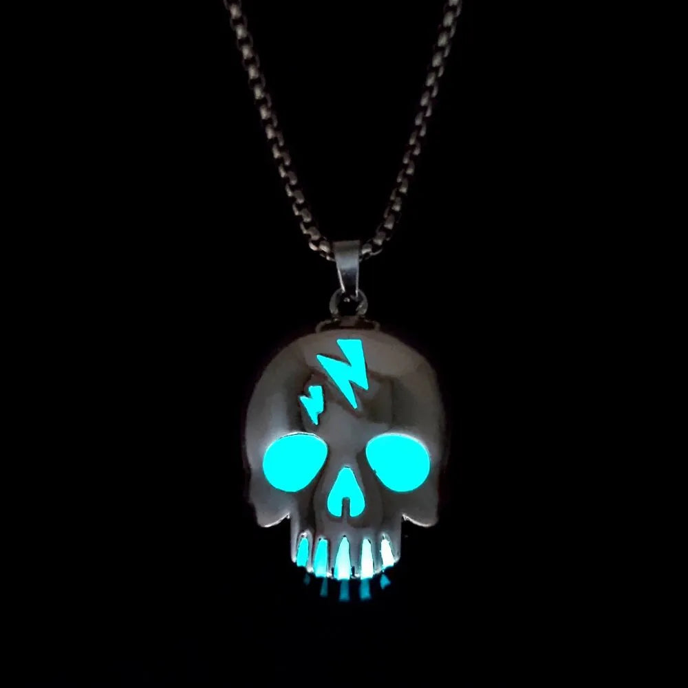 Simple Style Classic Style Solid Color Zinc Alloy Plating Halloween Men'S Pendant Necklace