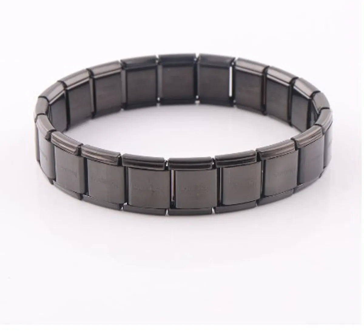 Simple Style Classic Style Square Solid Color Stainless Steel Plating Men'S Bangle