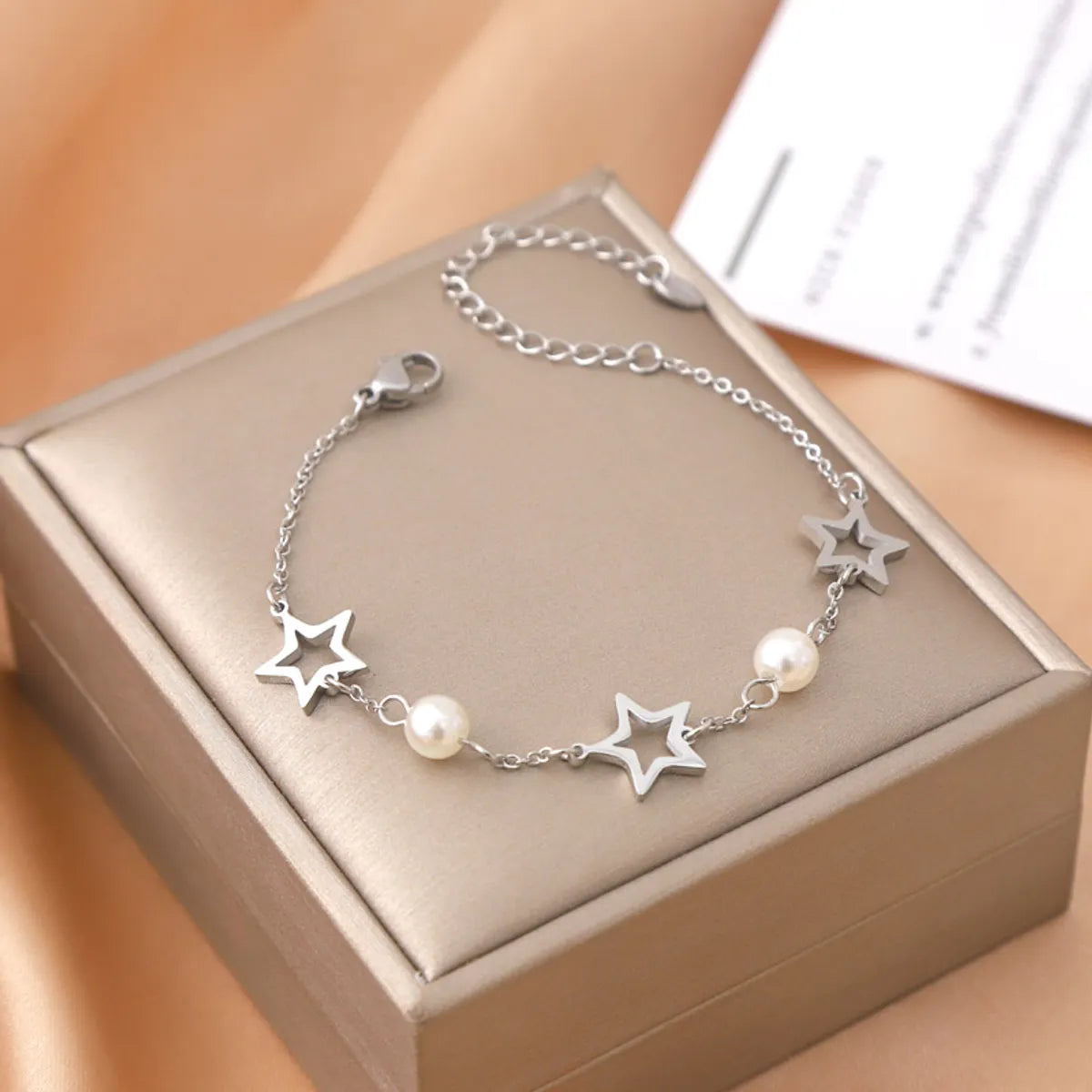 Simple Style Classic Style Star Stainless Steel Plating 18k Gold Plated Bracelets