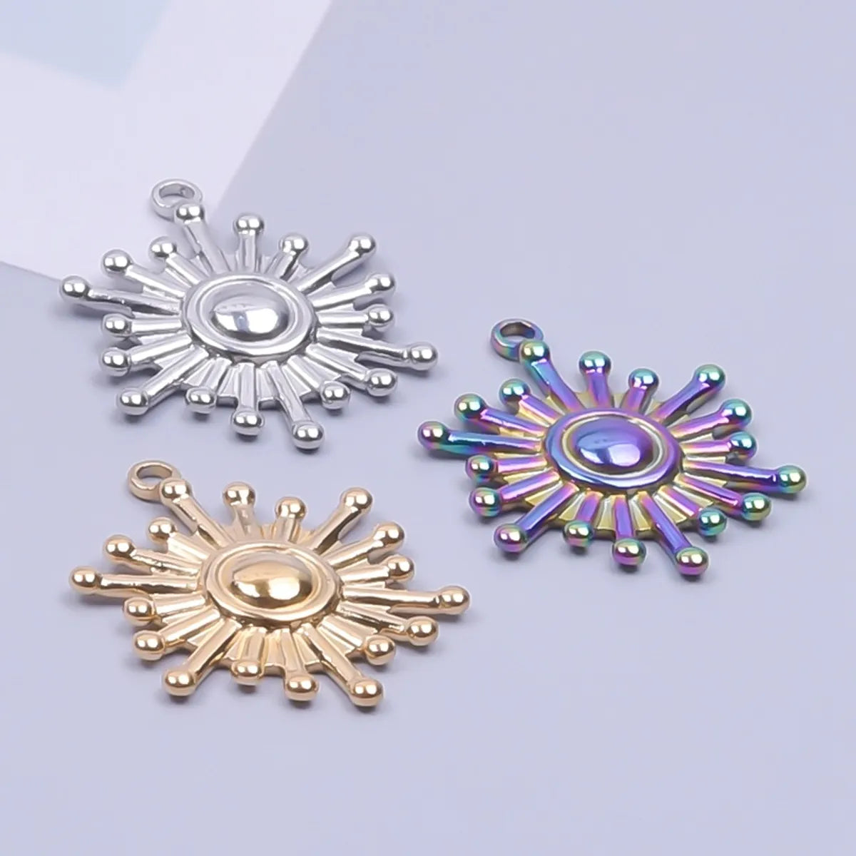 Simple Style Classic Style Sun 304 Stainless Steel Plating Women'S Pendant Necklace