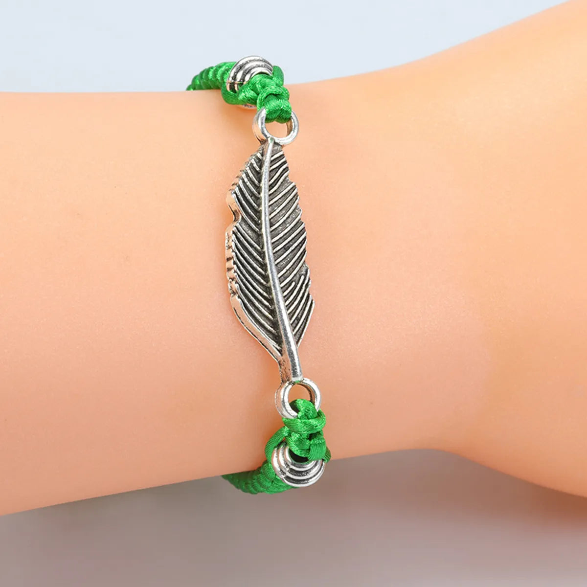 Simple Style Classic Style Sunflower Alloy Rope Shell Wholesale Drawstring Bracelets