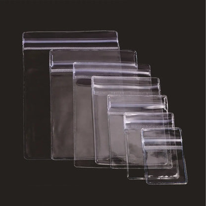 Simple Style Classic Style Transparent PVC Jewelry Packaging Bags