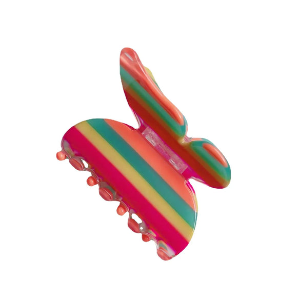 Simple Style Color Block Acetic Acid Sheets Hollow Out Hair Claws 1 Piece