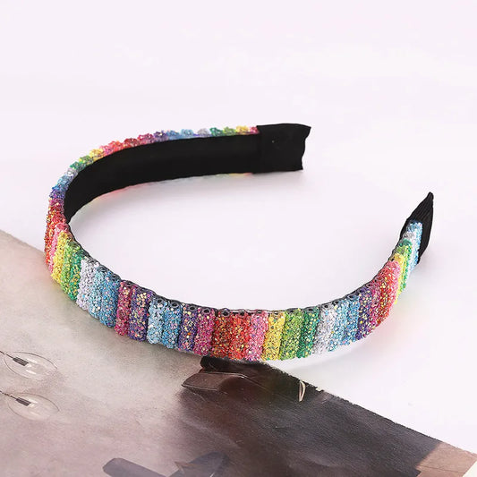 Simple Style Color Block Cloth Handmade Hair Band 1 Piece