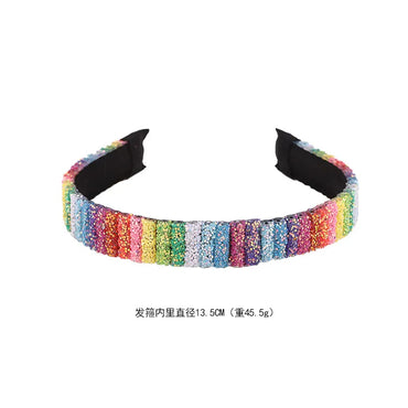 Simple Style Color Block Cloth Handmade Hair Band 1 Piece