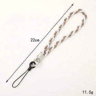 Simple Style Color Block Cotton Polyester Knitting Mobile Phone Chain