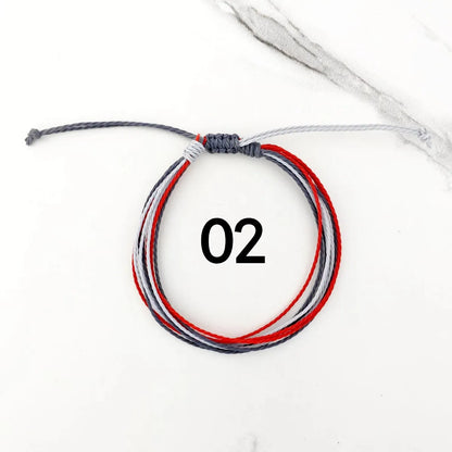 Simple Style Color Block Polyester Wholesale Bracelets