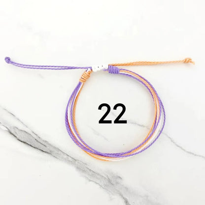 Simple Style Color Block Polyester Wholesale Bracelets