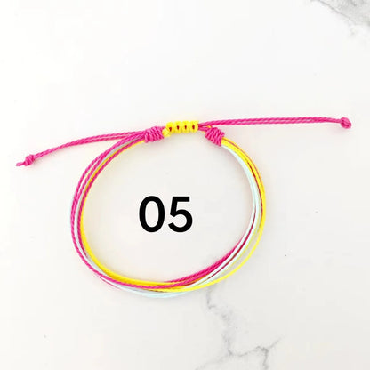 Simple Style Color Block Polyester Wholesale Bracelets