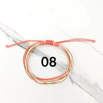 Simple Style Color Block Polyester Wholesale Bracelets