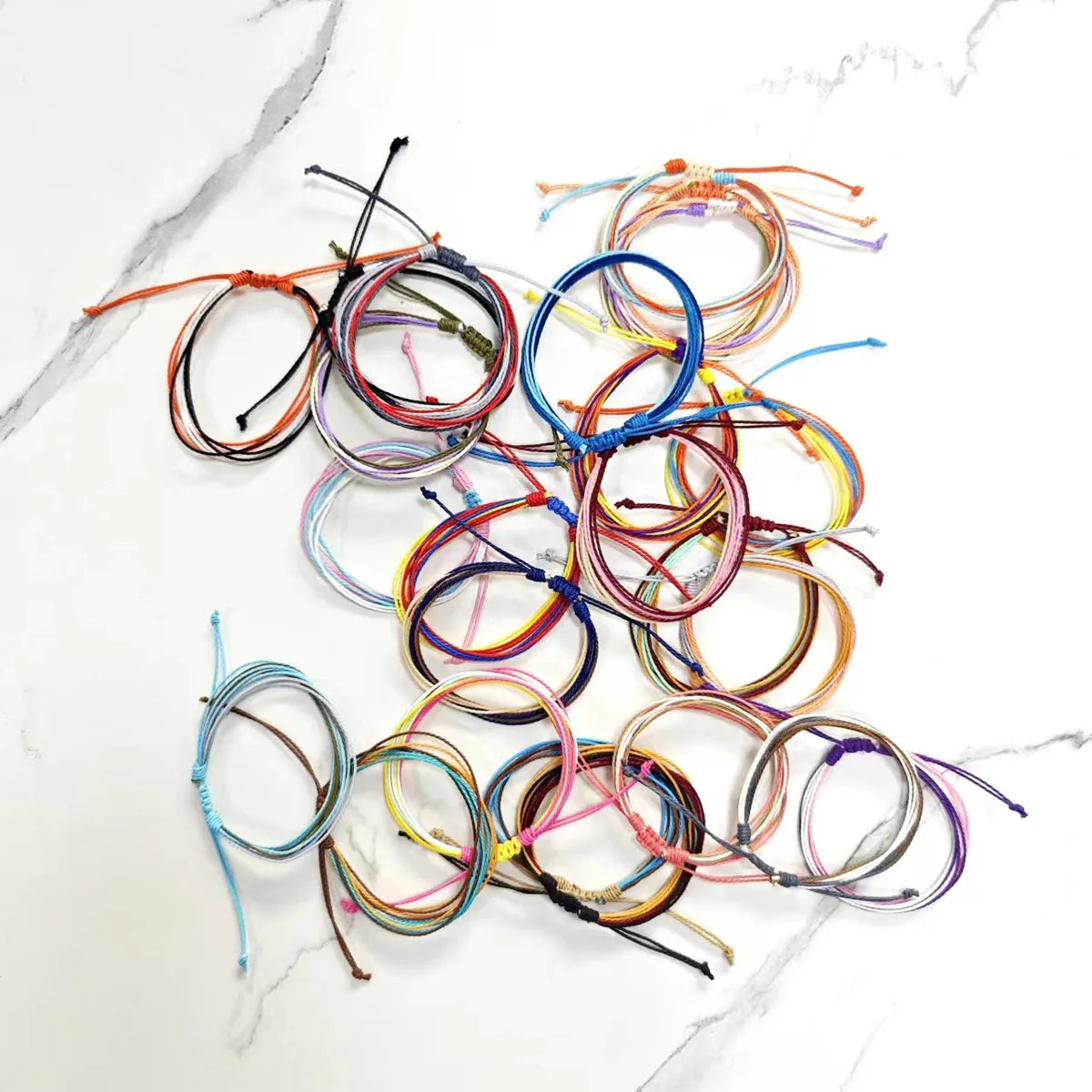 Simple Style Color Block Polyester Wholesale Bracelets