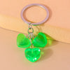 Simple Style Color Block Resin Women'S Keychain