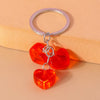 Simple Style Color Block Resin Women'S Keychain