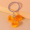 Simple Style Color Block Resin Women'S Keychain
