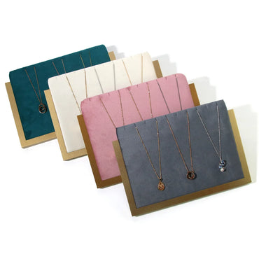 Simple Style Color Block Solid Wood Wholesale Jewelry Rack