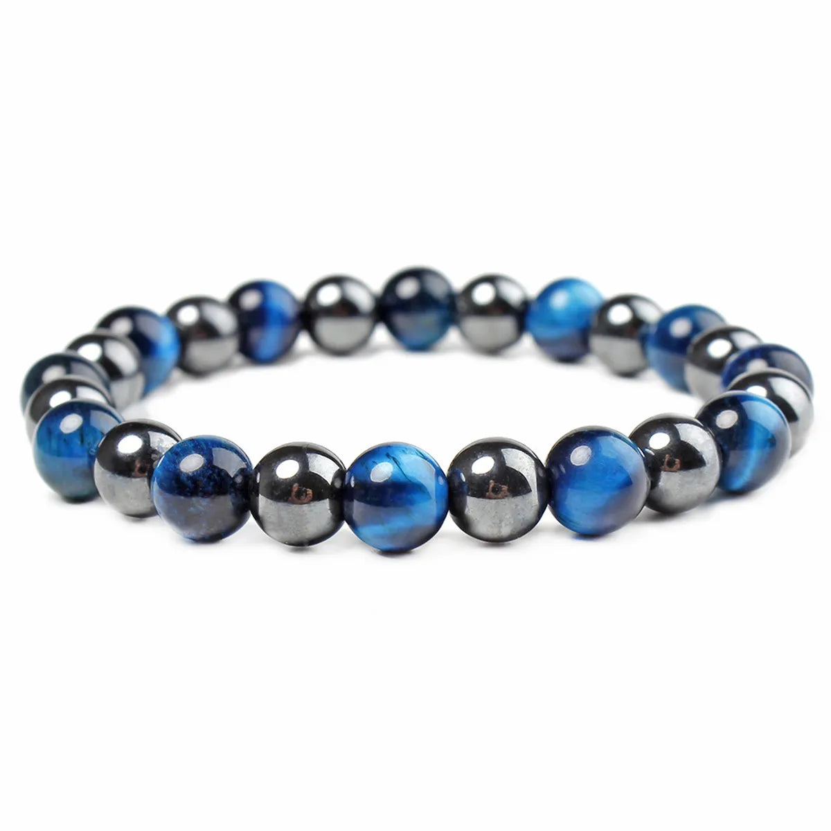 Simple Style Color Block Stone Beaded Unisex Bracelets