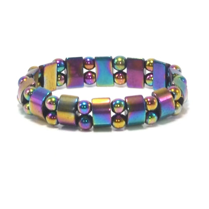 Simple Style Colorful Obsidian Beaded Unisex Bracelets 1 Piece