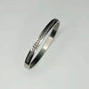 Wholesale Simple Style Commute Circle Titanium Steel Plating Inlay Zircon Rings Bracelets