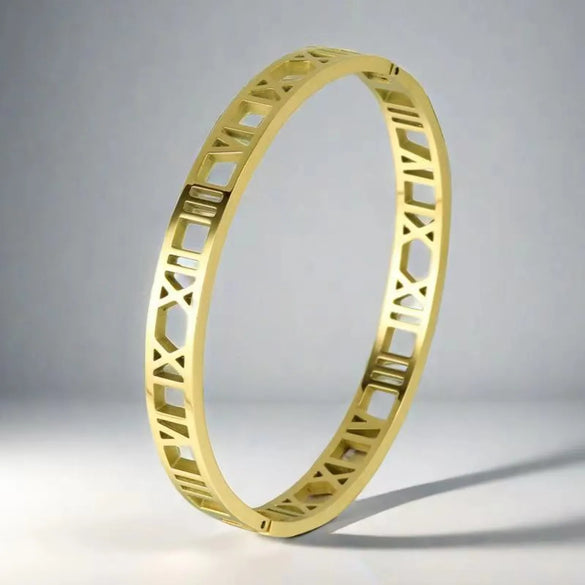 Wholesale Simple Style Commute Circle Titanium Steel Plating Inlay Zircon Rings Bracelets