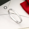 Wholesale Simple Style Commute Circle Titanium Steel Plating Inlay Zircon Rings Bracelets