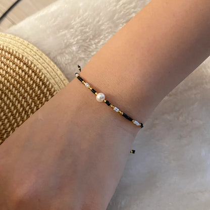 Simple Style Commute Color Block 18K Gold Plated Rope Wholesale Bracelets