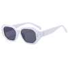 Simple Style Commute Color Block Ac Polygon Full Frame Women'S Sunglasses