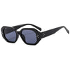 Simple Style Commute Color Block Ac Polygon Full Frame Women'S Sunglasses