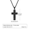 Simple Style Commute Cross 304 Stainless Steel 18K Gold Plated Men'S Pendant Necklace