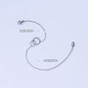 Wholesale Jewelry Simple Style Commute Double Ring Titanium Steel 18K Gold Plated Plating Bracelets Necklace