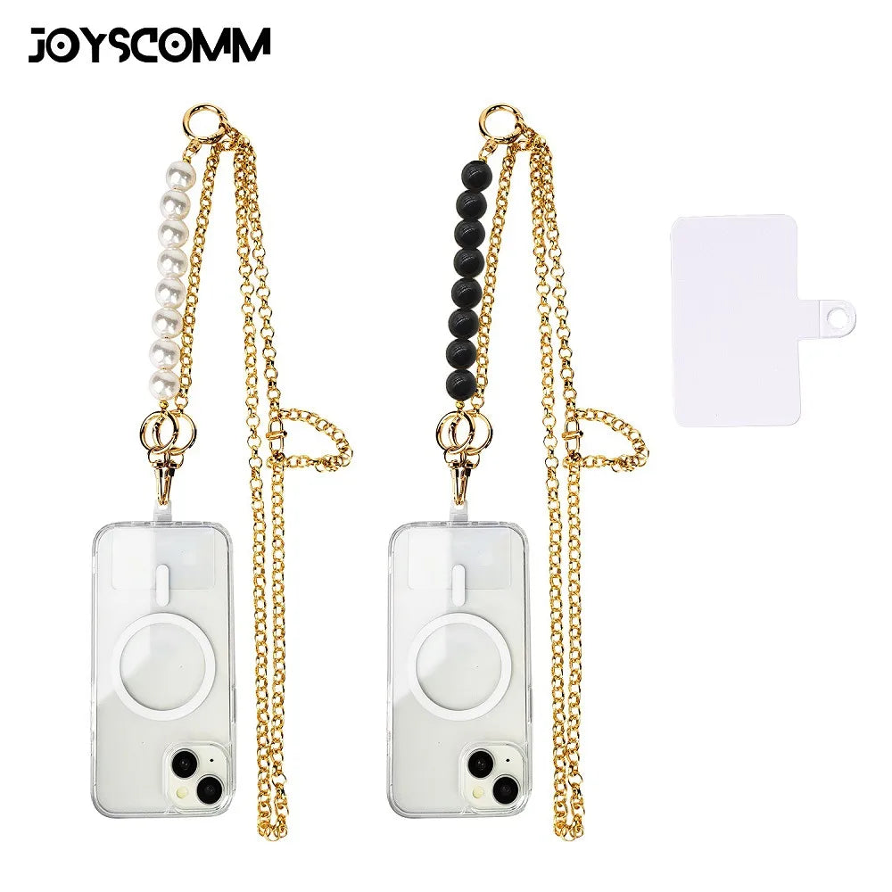 Simple Style Commute Geometric Metal Plating Mobile Phone Lanyard