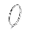 Simple Style Commute Geometric Titanium Steel Plating Unisex Rings