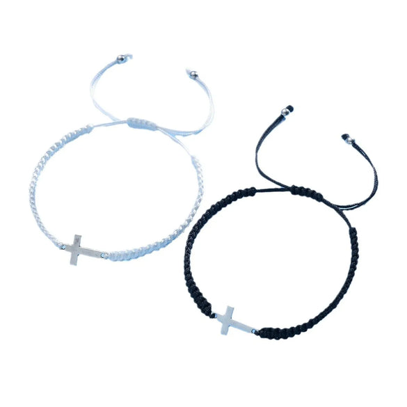 Simple Style Commute Heart Shape Alloy Rope Braid Women'S Bracelets