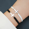 Simple Style Commute Heart Shape Alloy Rope Braid Women'S Bracelets
