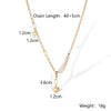 304 Stainless Steel 18K Gold Plated Simple Style Commute Plating Heart Shape Necklace