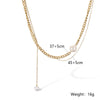 304 Stainless Steel 18K Gold Plated Simple Style Commute Plating Heart Shape Necklace