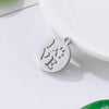 1 Piece Stainless Steel 18K Gold Plated Letter
