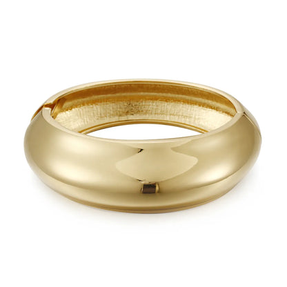 Simple Style Commute Solid Color Alloy Plating Gold Plated Women'S Bangle