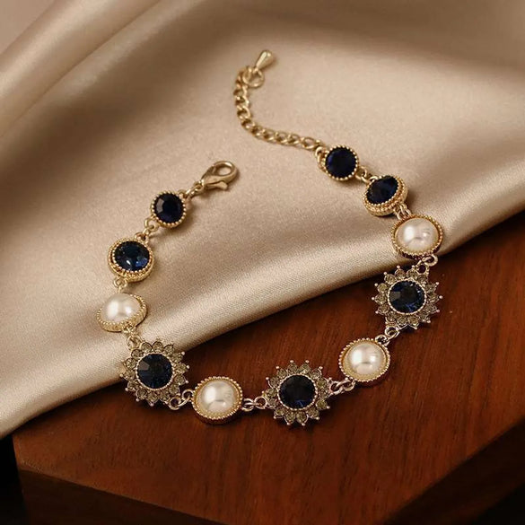 Simple Style Commute Solid Color Alloy Patchwork Women'S Bracelets