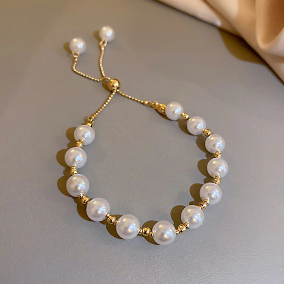 Simple Style Commute Solid Color Alloy Patchwork Women'S Bracelets